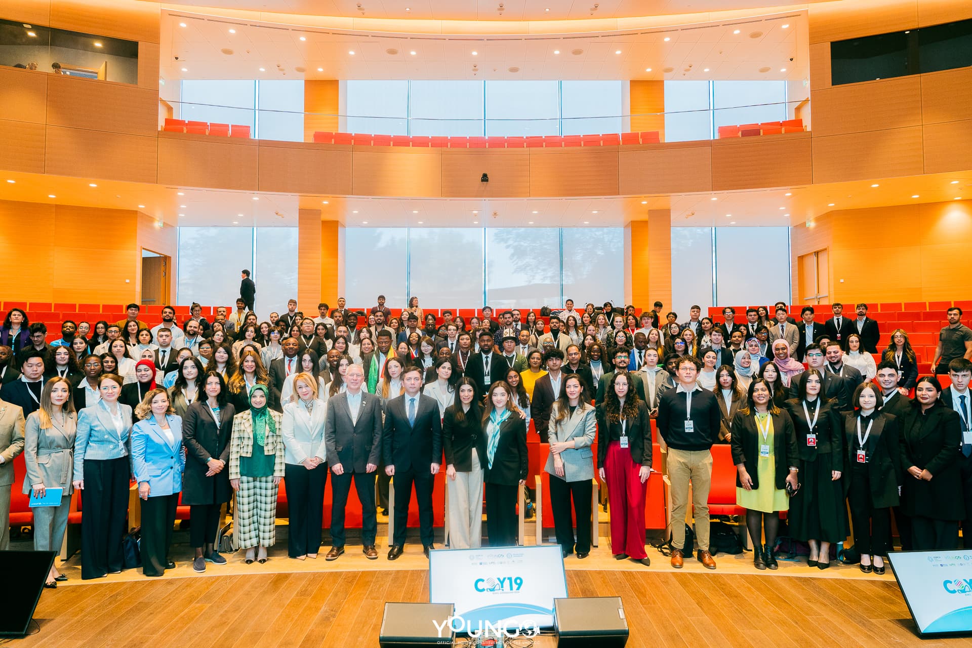 COY 19 youth delegates during conference session